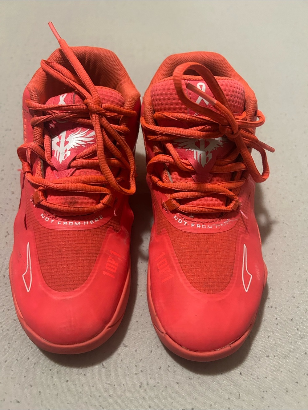 Puma Kids Bright Coral Athletic Sneakers